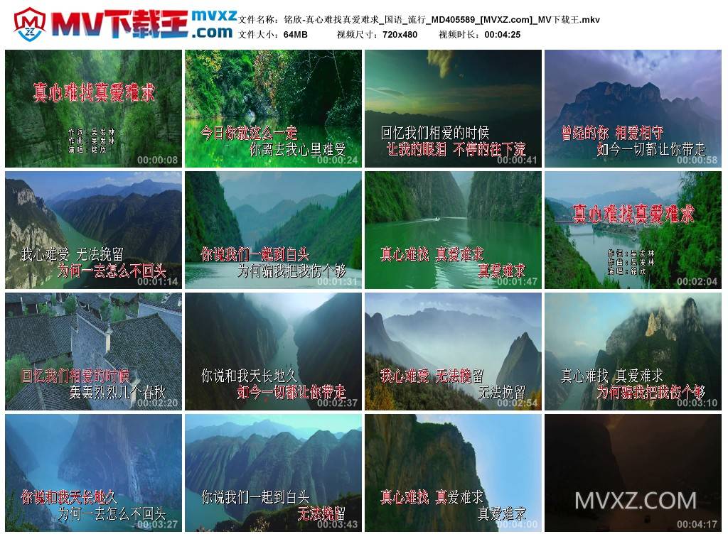 铭欣-真心难找真爱难求_国语_流行_MD405589